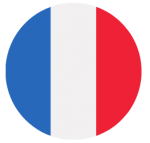 Bildausschnitt der französischen Flagge