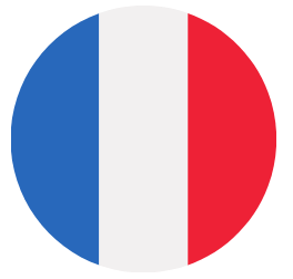 Bildausschnitt der französischen Flagge